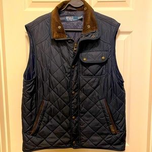 Polo by Ralph Lauren Navy Quilted Vest